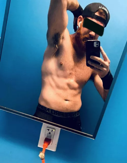 Post workout confidence boost by bigredxxx69