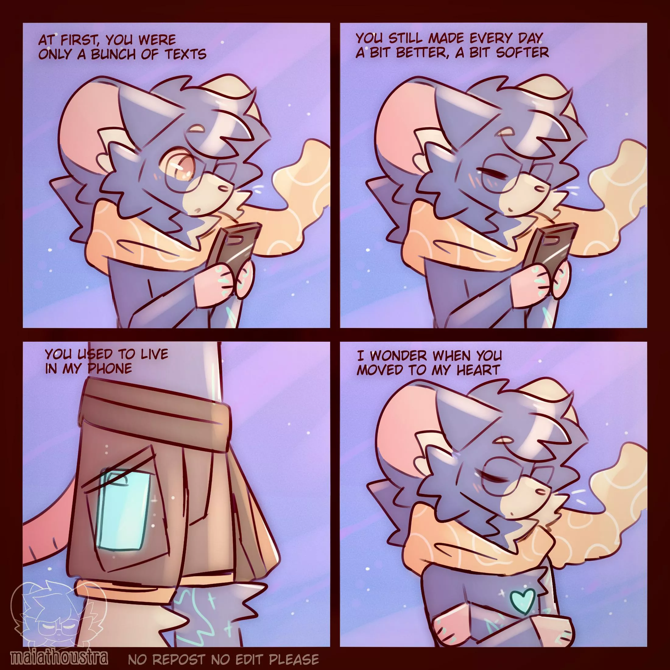 Some soft feels ~ Comic by me @maiathoustra posted by maiathoustra