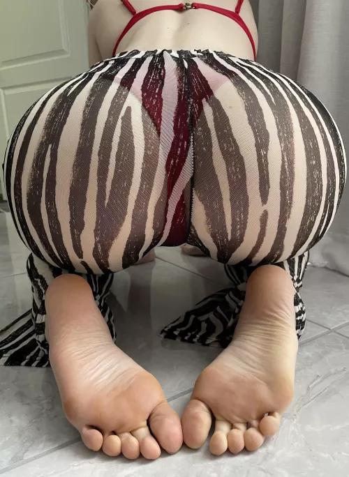 What would you touch first? My soles or my ass? 🤤 by squishy_toes_
