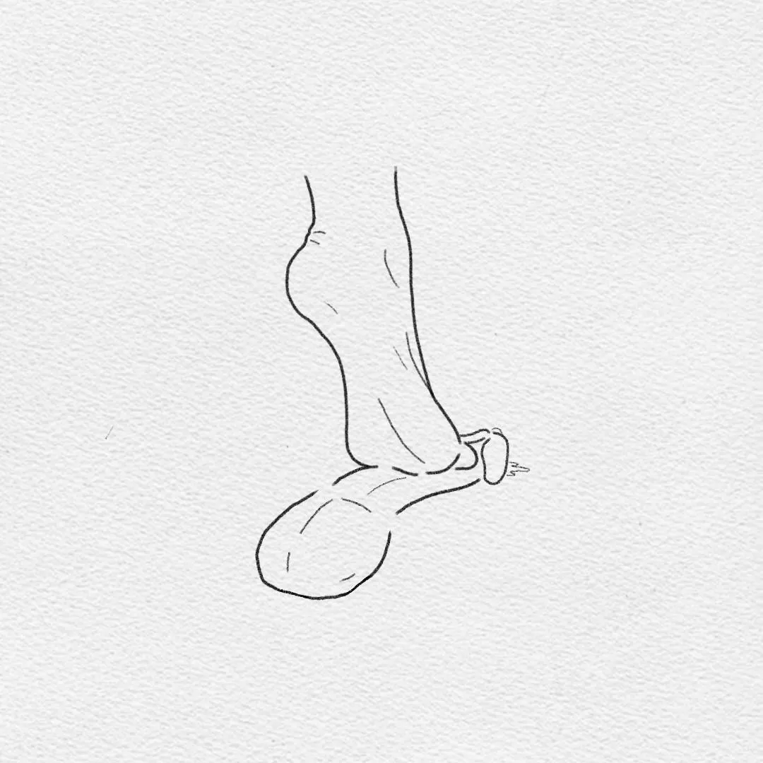 A gentle trample or a rough footjob? [OC] posted by sykokitty666
