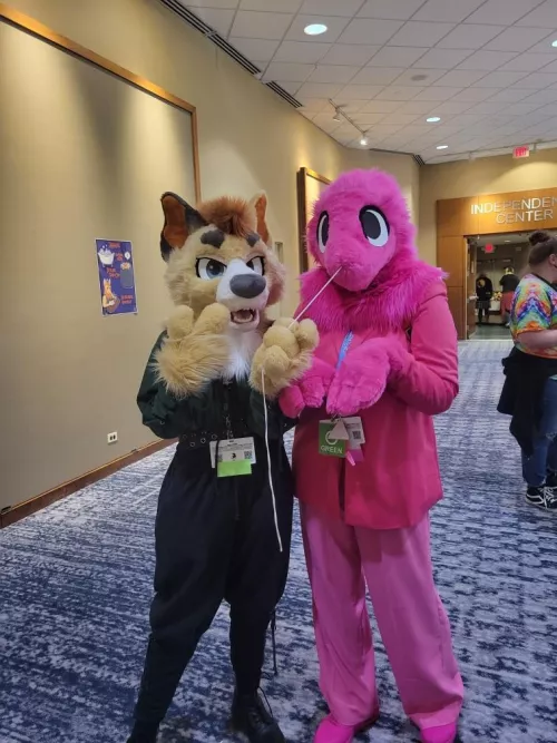 At Furthemore furry I met a worm on a string! by Crowfoot777