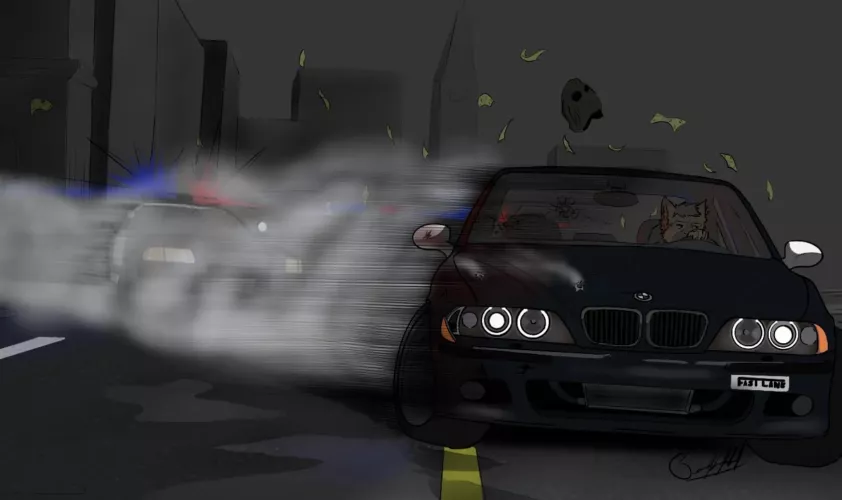 Car pursuit with my Sona by Loud-Essay8901