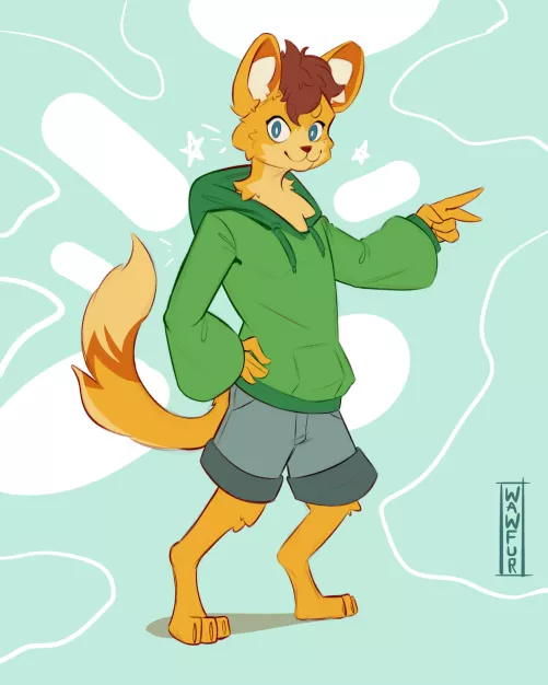 Colored Sketch for Sn0wCha0s, the winner of my lastest raffle! (Art by me - Twitter/FA -> @wawfur) by Wes_Pines