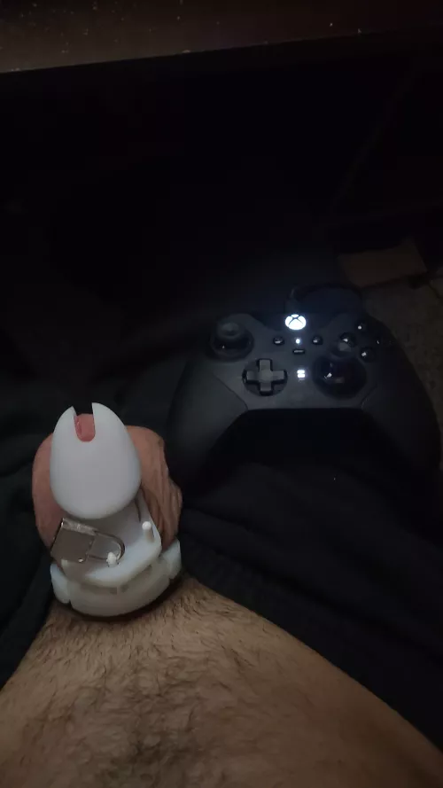 Ending the night in chastity playing rocket league if anyone wants to play hehe by Opening-Expert-1838