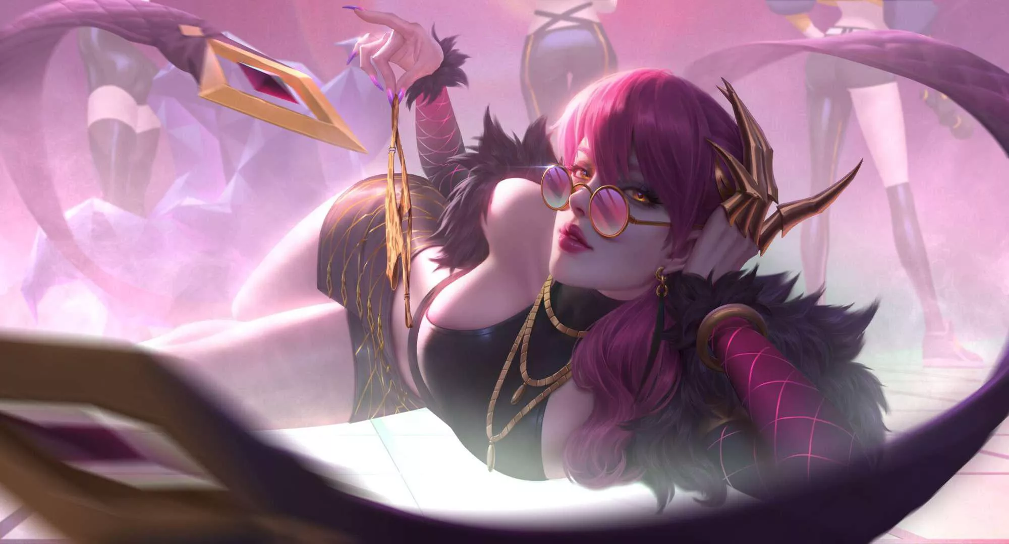 Evelynn holding her pantie (unknown) posted by KDAhri20