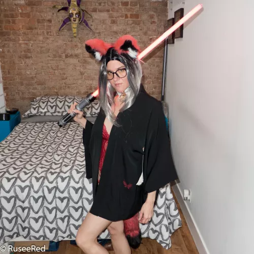 [F] Let's have a lightsaber duel! Winner gets.... by RuseeRedGamer