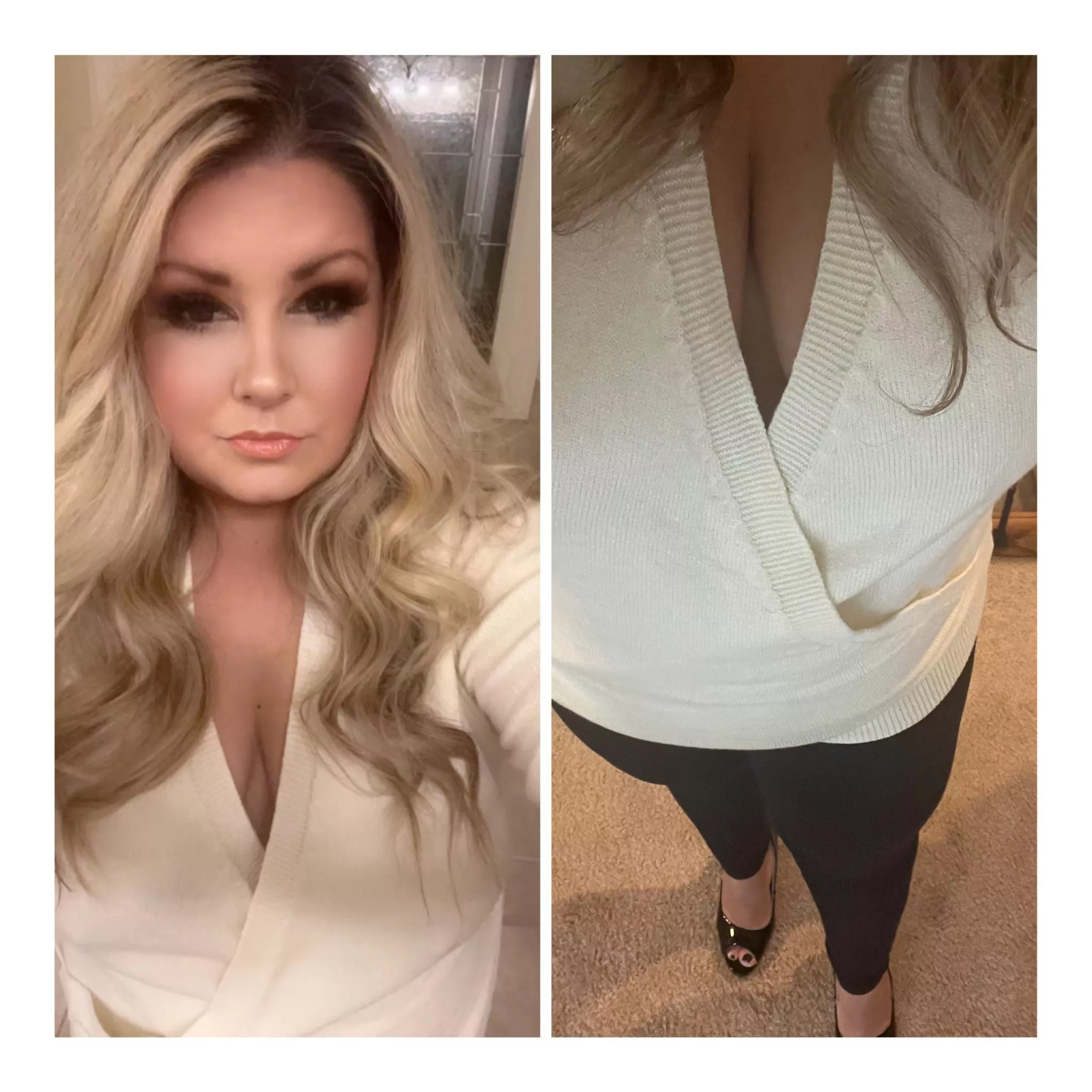 Forgot to wear green and a Bra today posted by highheel_hotwife