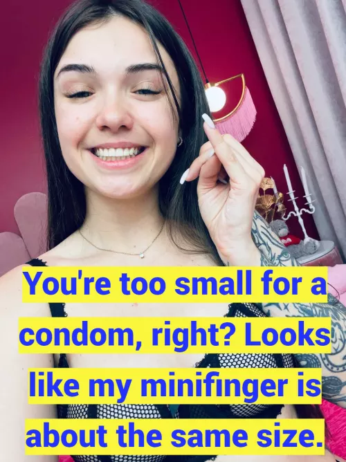 How do you even jerk off when your cock is smaller than your fingers? by annasmilee-milf