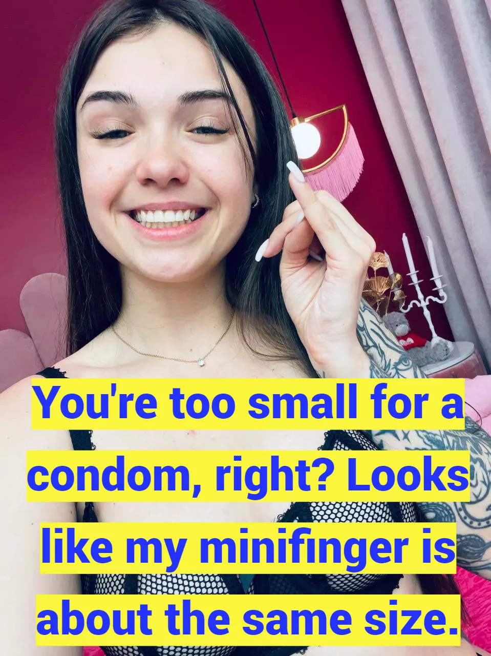 How do you even jerk off when your cock is smaller than your fingers? posted by annasmilee-milf