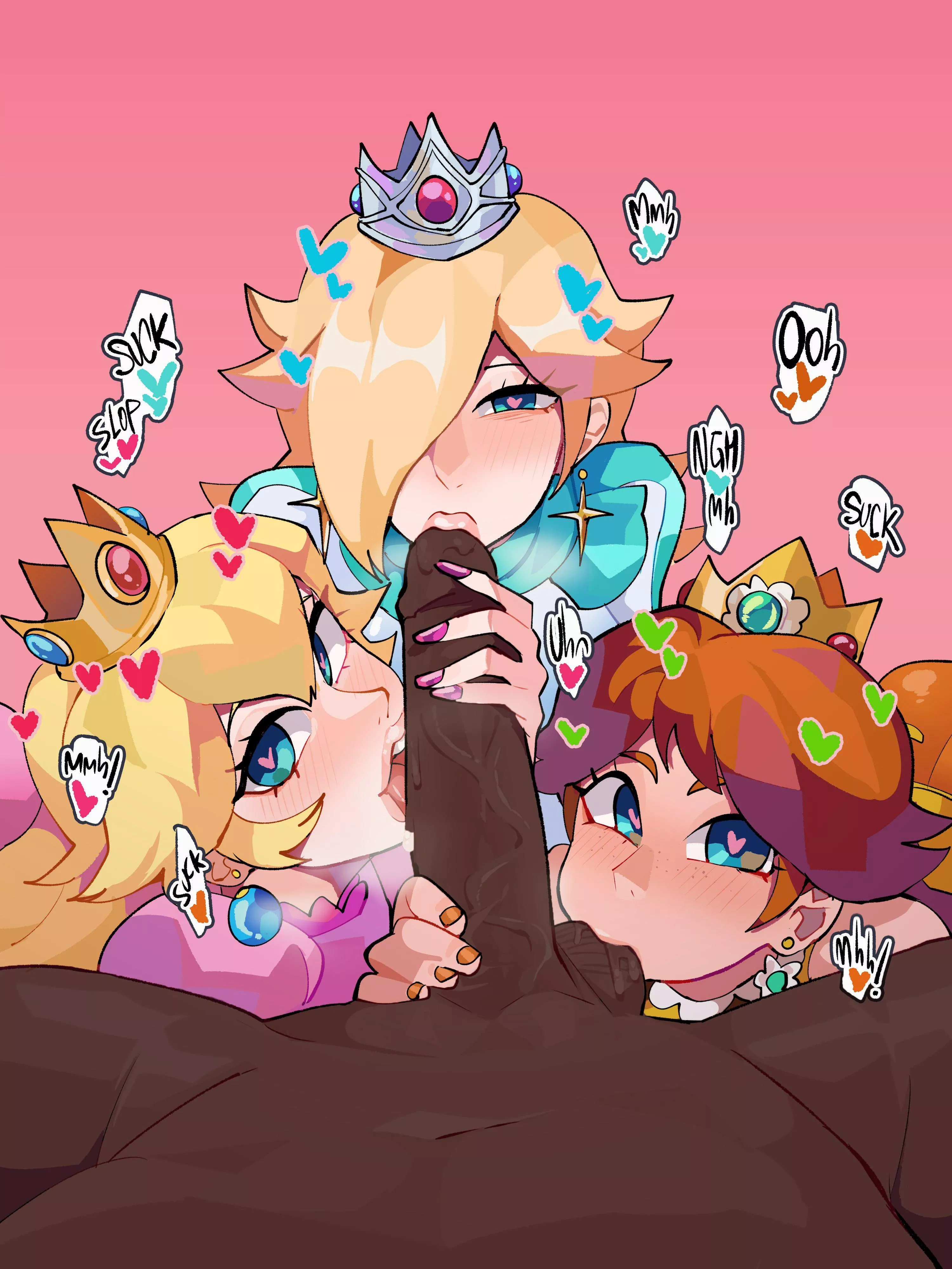 How Princesses worship Cock posted by ZartonBellow