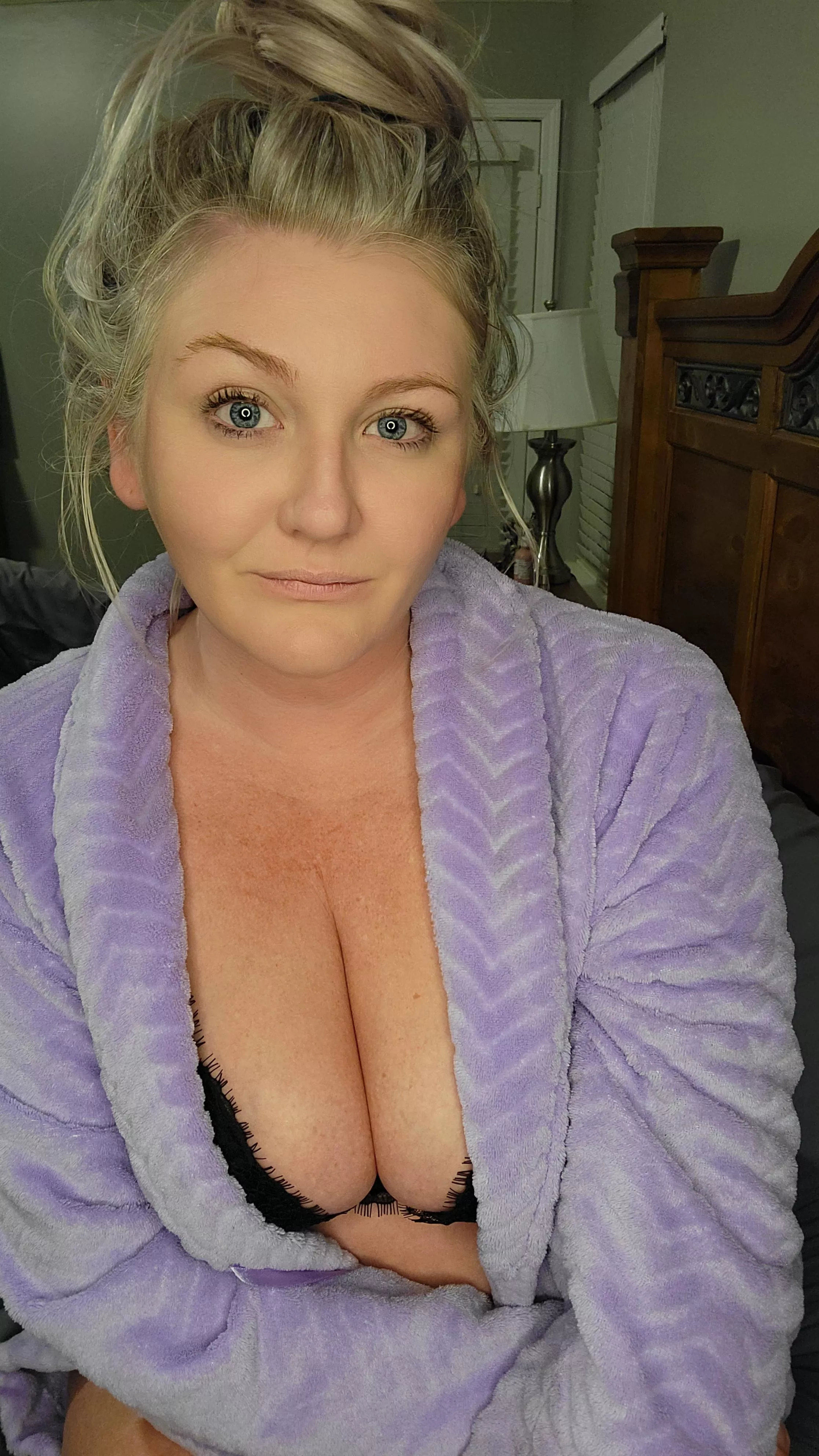Instead of my blouse...look down my robe posted by Maddie_Lynn_69