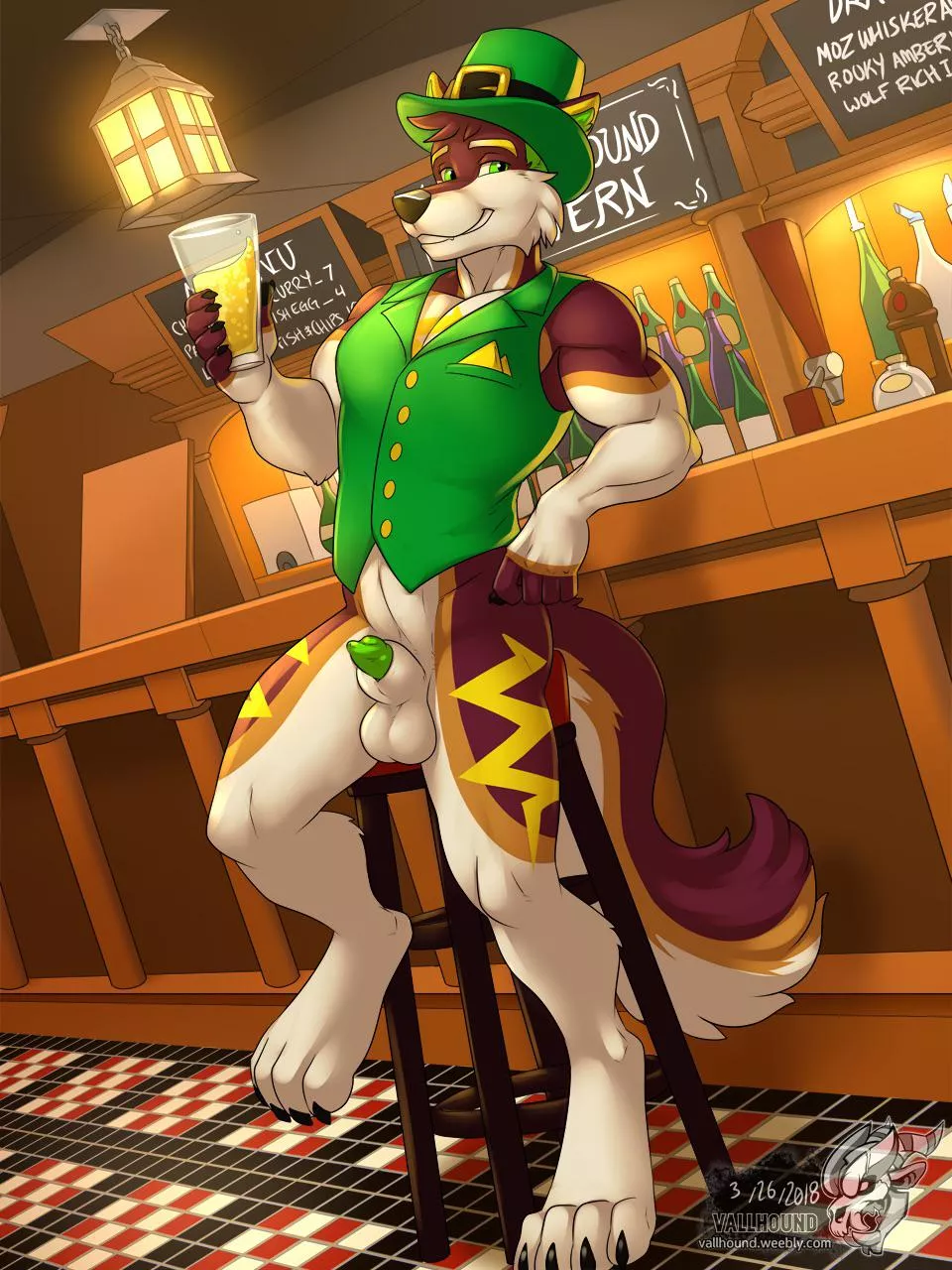 Irish you were naked…..Happy St. Patty’s Day 🍀 (vallhund) posted by boda1330