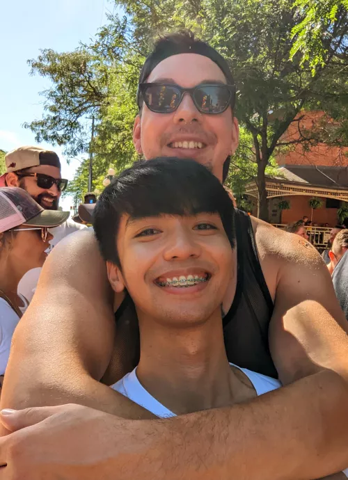 It's our 10 month mensiversary today 💕 (we met on Tinder btw lol) by DeepFriedHooker