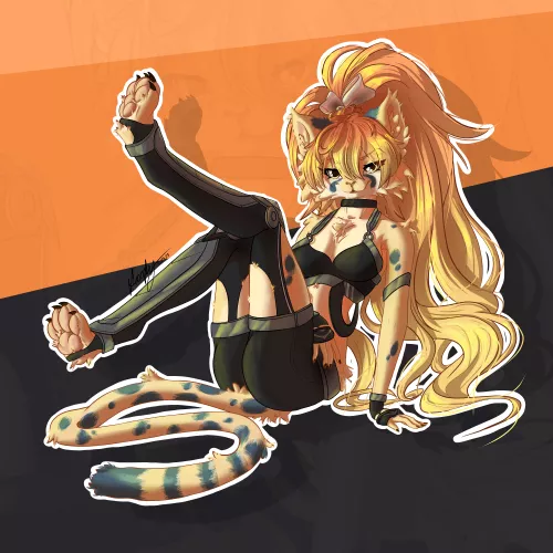 Kitana from Unhappy Raccoon! (Made by me, Froof) by FroofyFroof