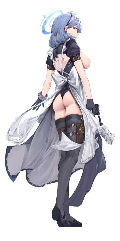 Maid Ako [Blue Archive] by CheetahSperm18