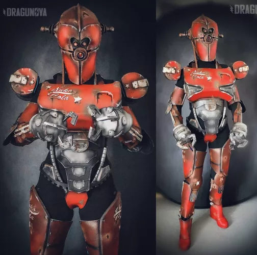 Nuka Cola Assaultron (Fallout 76) by Dragunova by NhoEskape