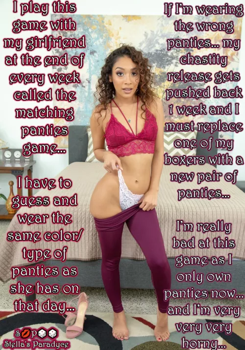 Panty matching game... by bknd92