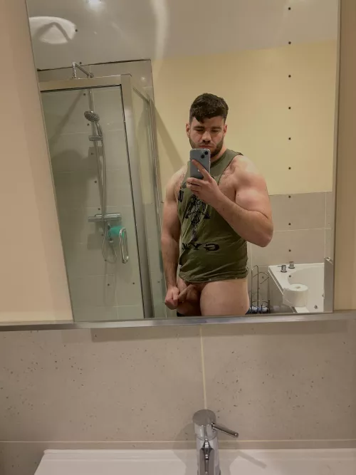 Post workout shower might have to be a longer one 😜👀 by Ok_Sun_7316