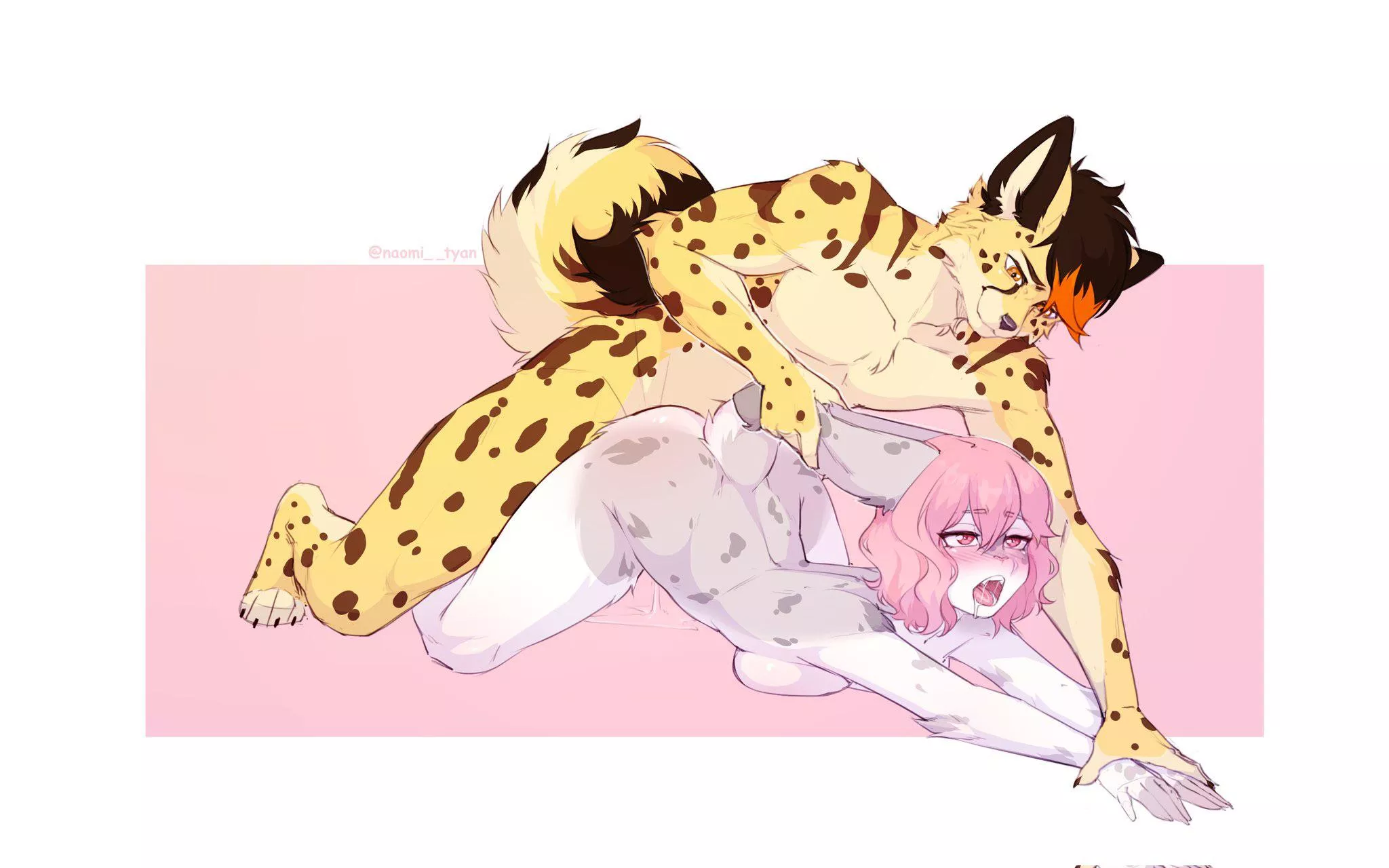 Pulling her Ears [MF] (Naomi-Tyan) posted by 5headedragon