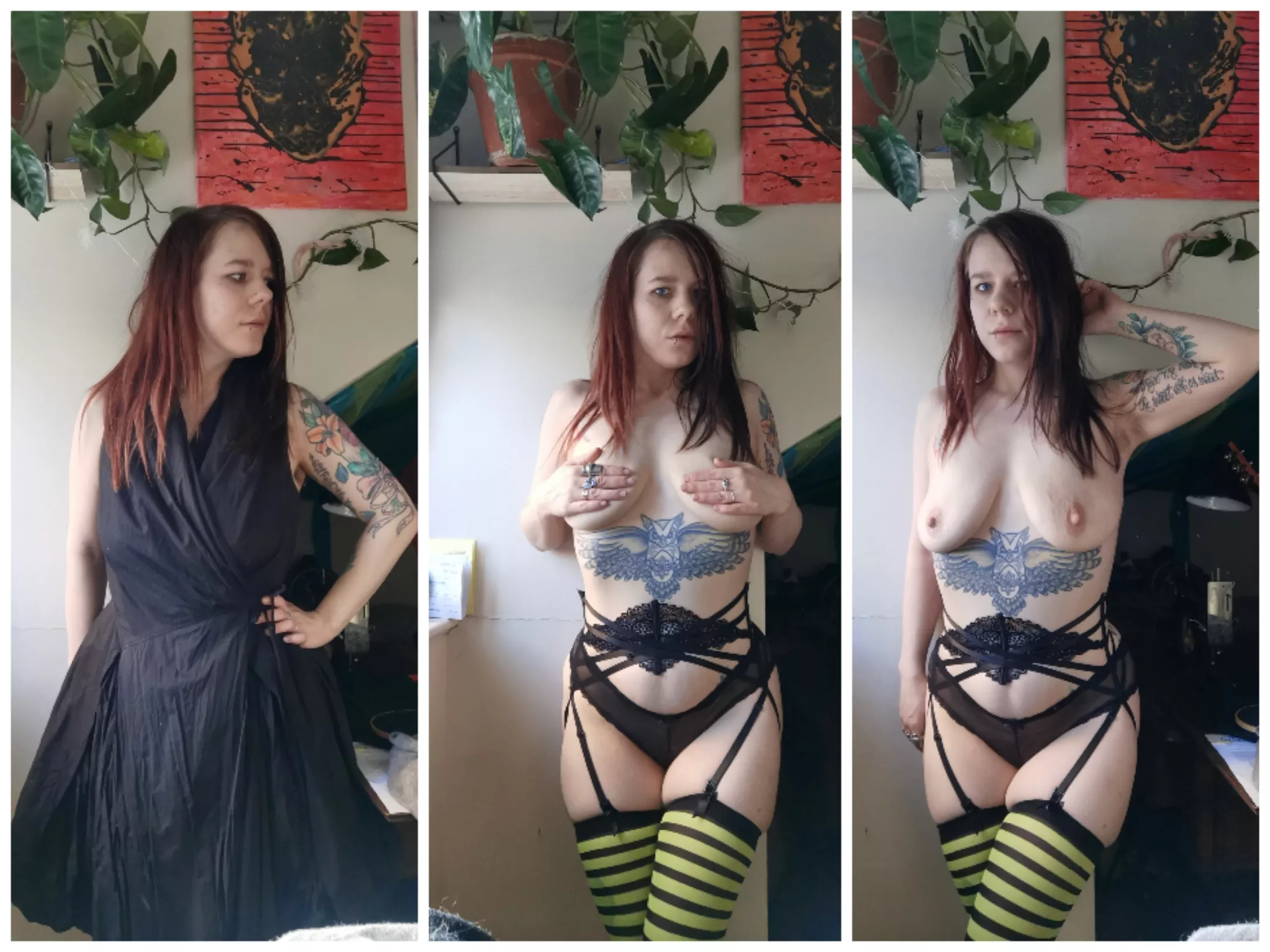 Stripey and strappy posted by cannibalcheese