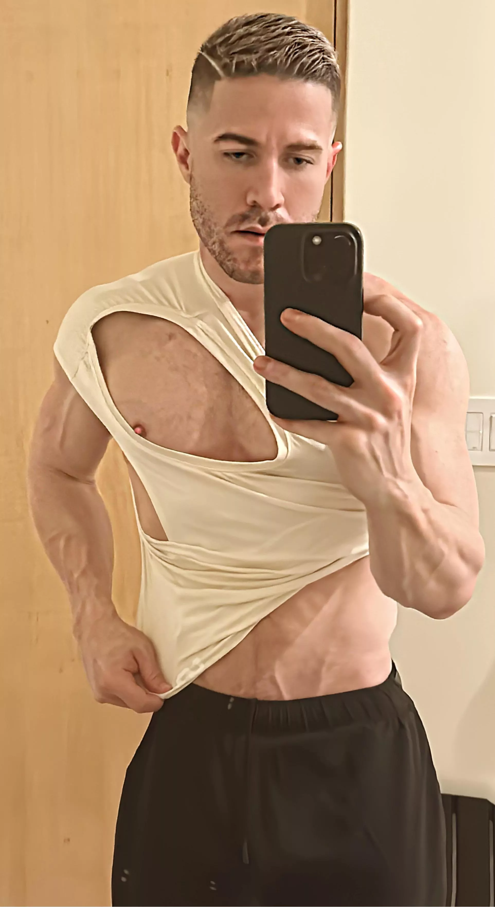 the struggle is real after a sleepless night; missing workouts is never an option. posted by DefinitionFamous9656