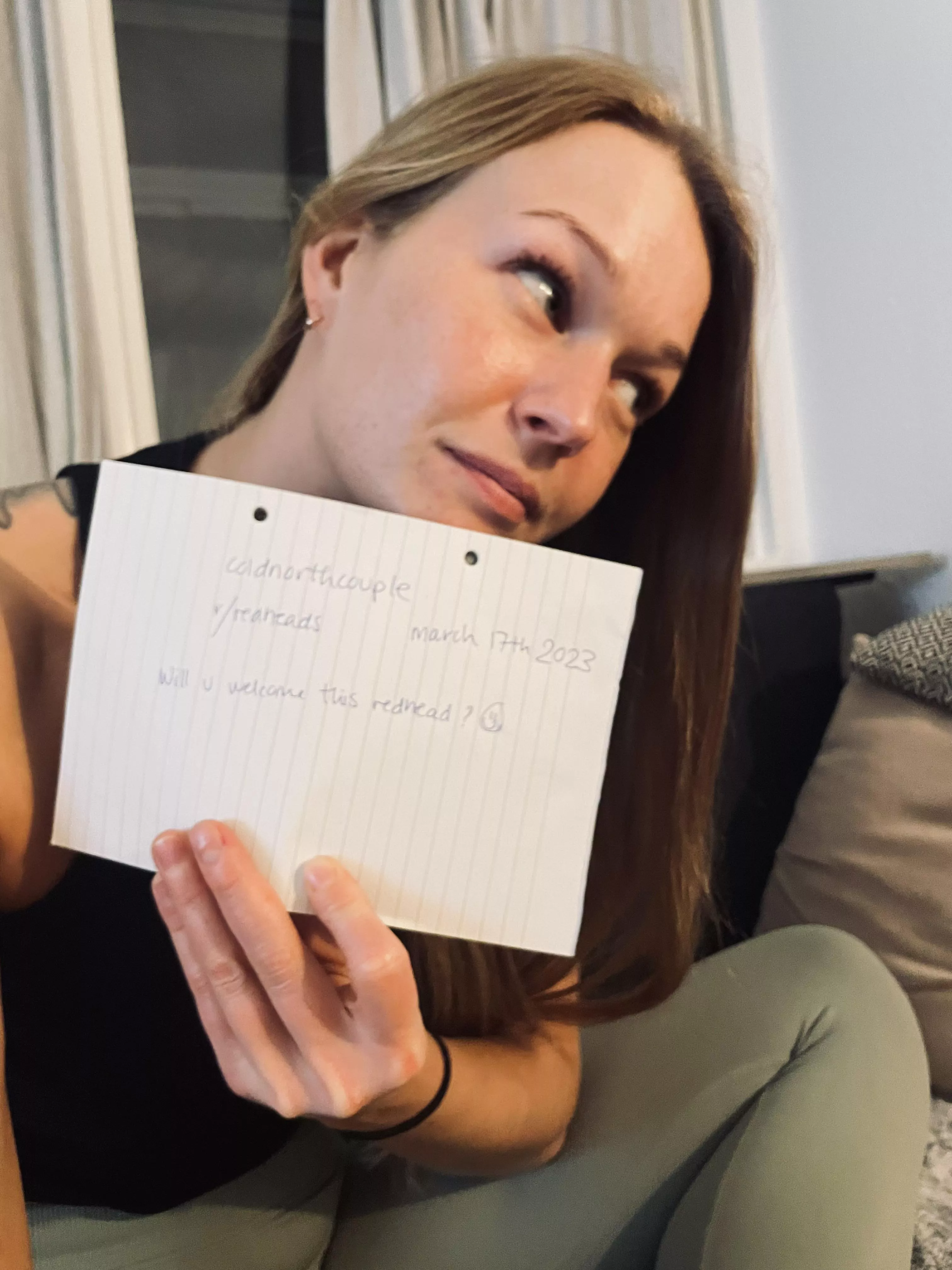 Verification please! I know verification process says to post three pics, but I’m only allowed to post one picture, so here goes posted by coldnorthcouple