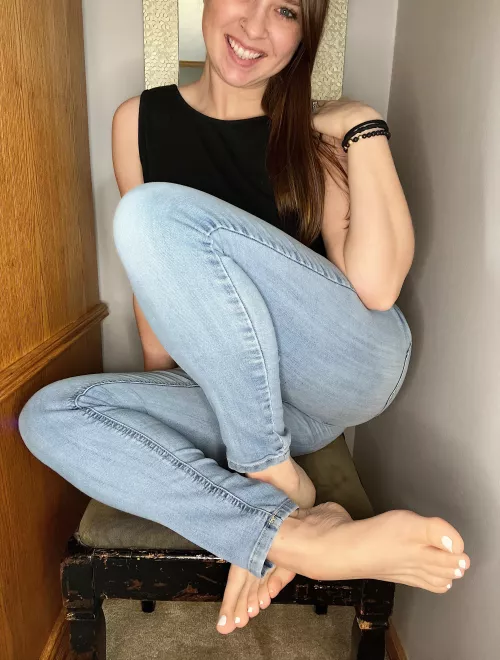 Warning: wearing white nail polish on your toes may cause intense desire to show them off to strangers by MsMadiWilder