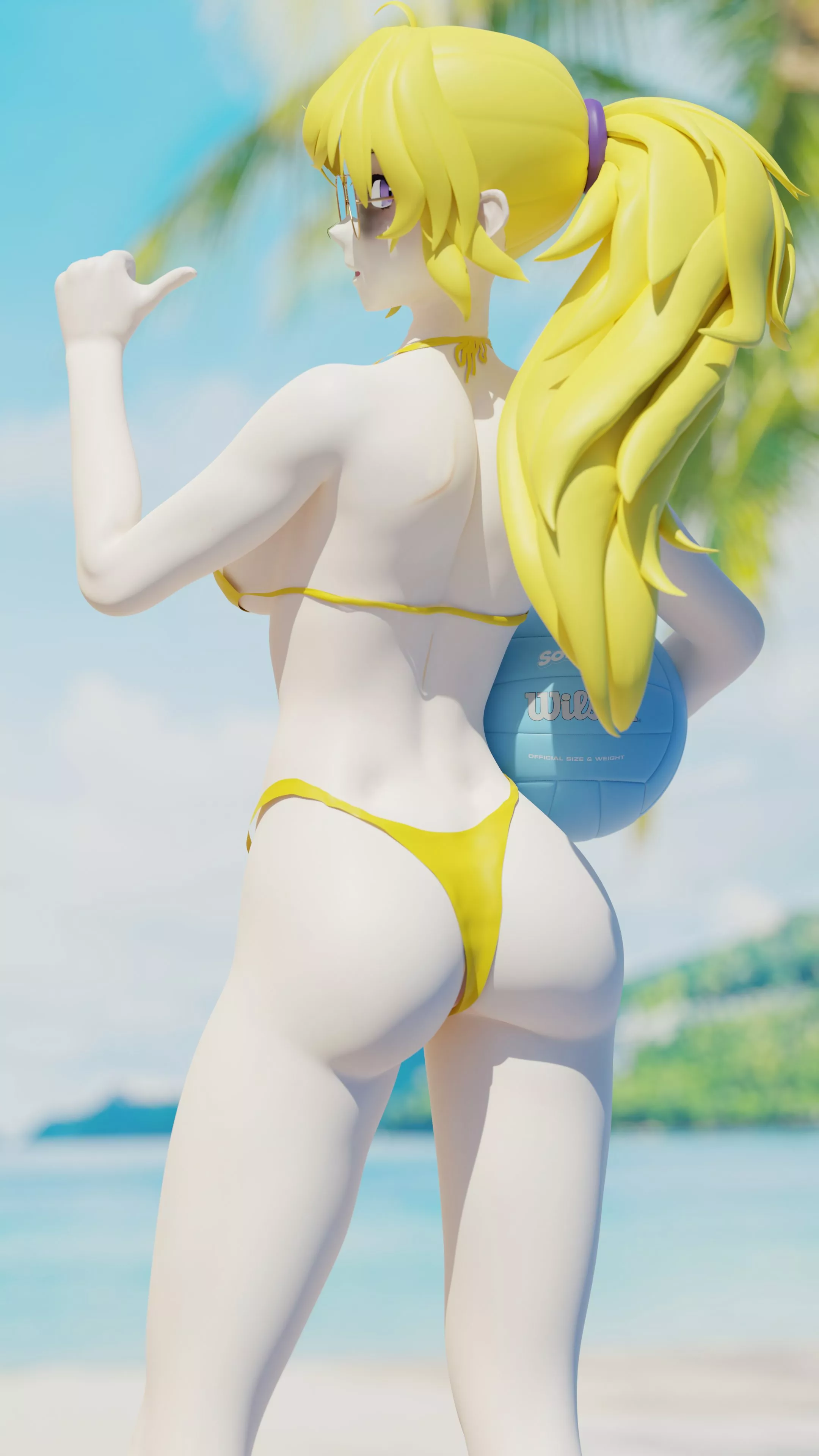 Yang on the Beach (DKClaude3D) posted by ULikeWhatUS33