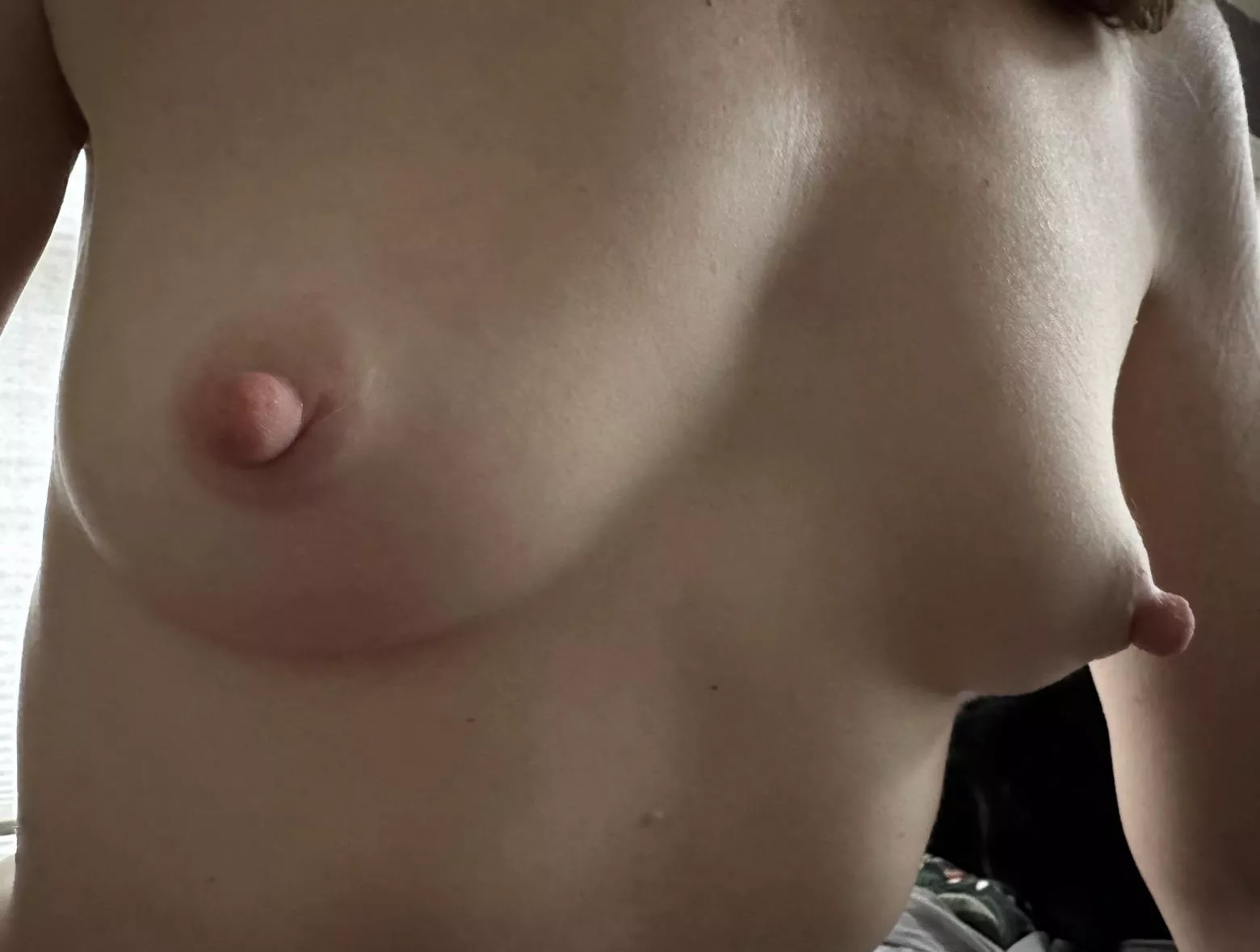 AA cups (except for the nipples) posted by hugenipssmalltits