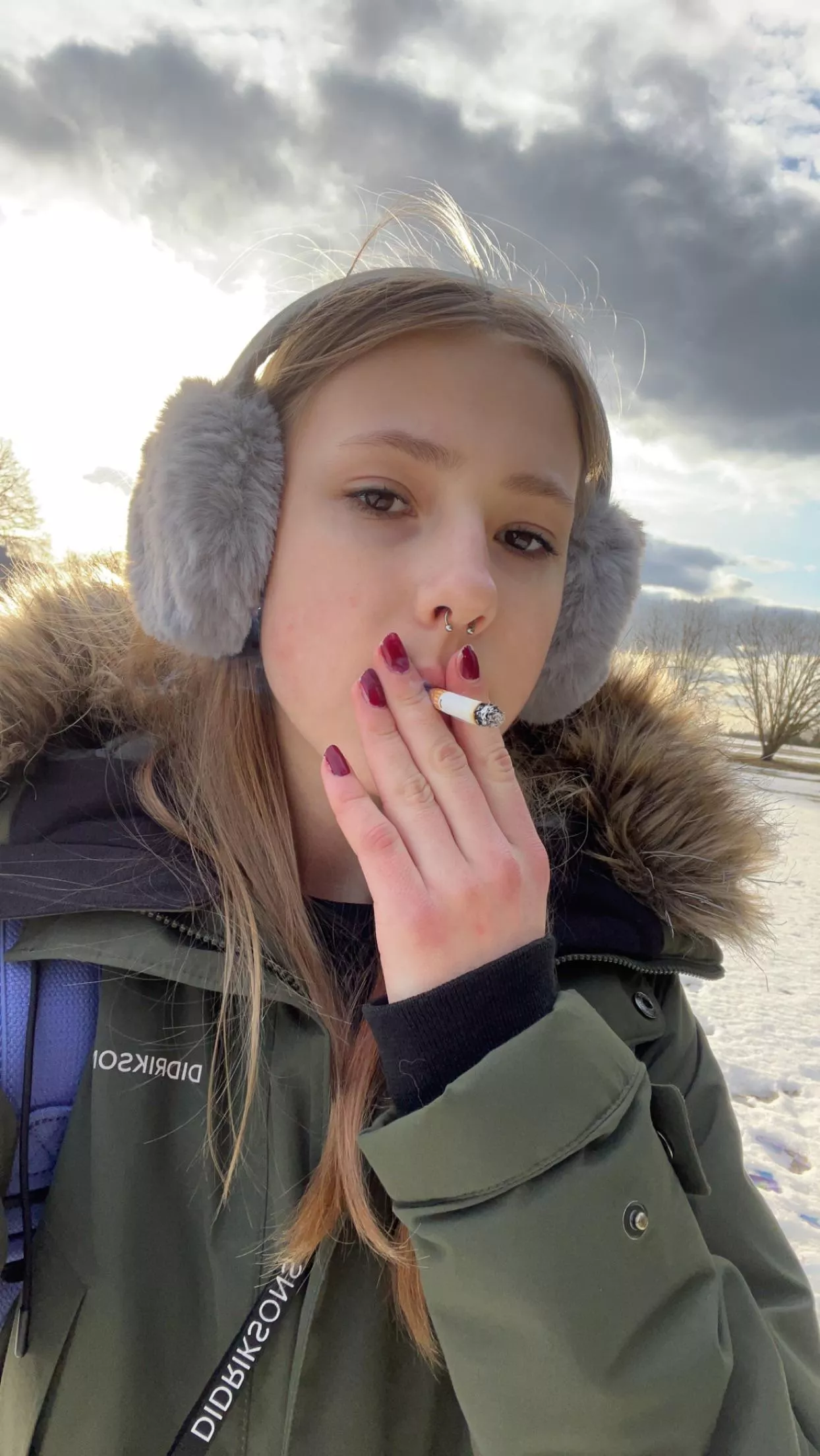 Am I hot while smoking? posted by monika_svirida05