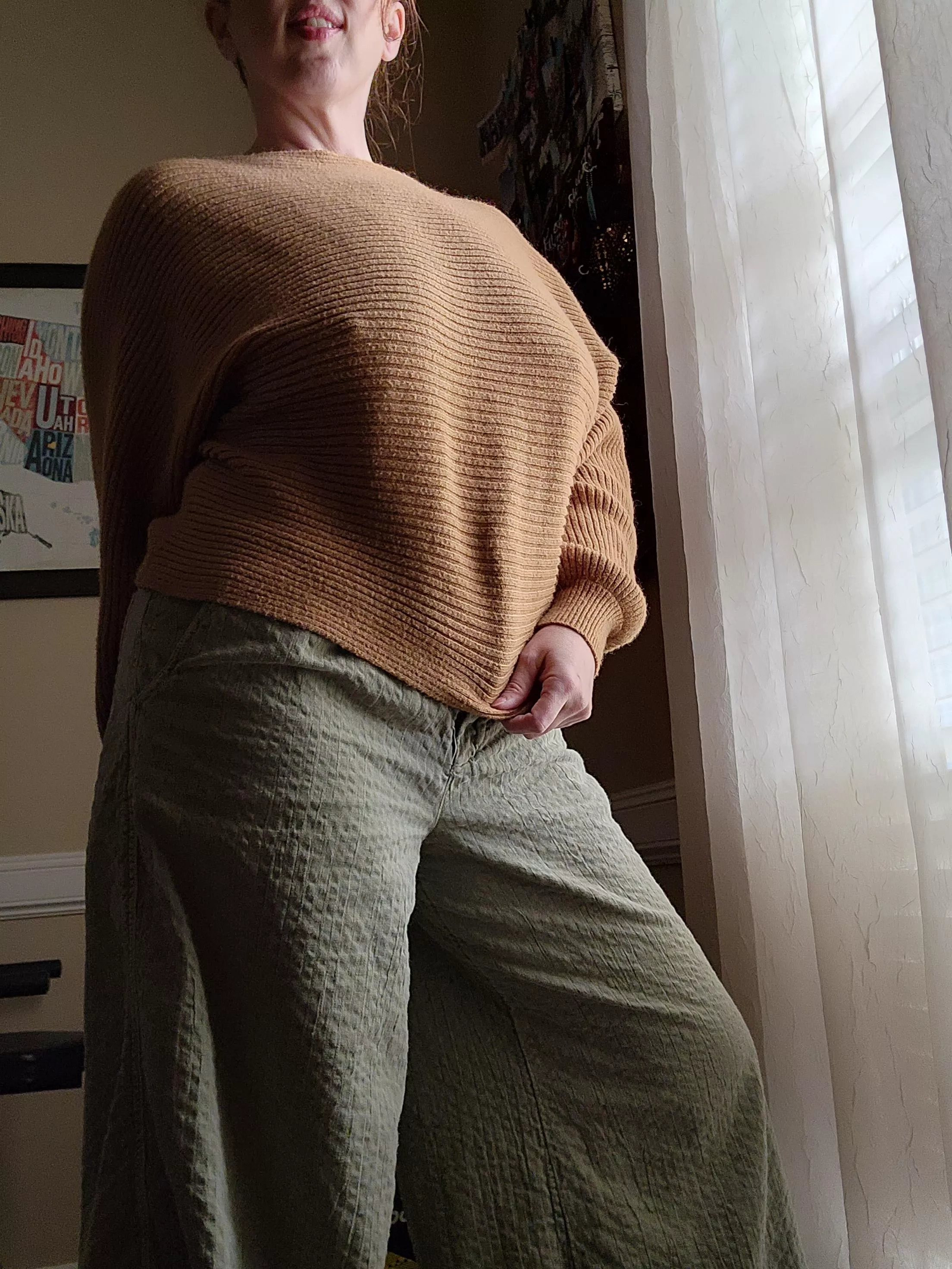 Cold weather brings my sweaters back out. posted by Autumn_0874