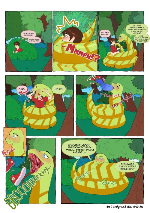 {comic} Hide and Seek (Commission by CarolyMustDie) by lobsterman103