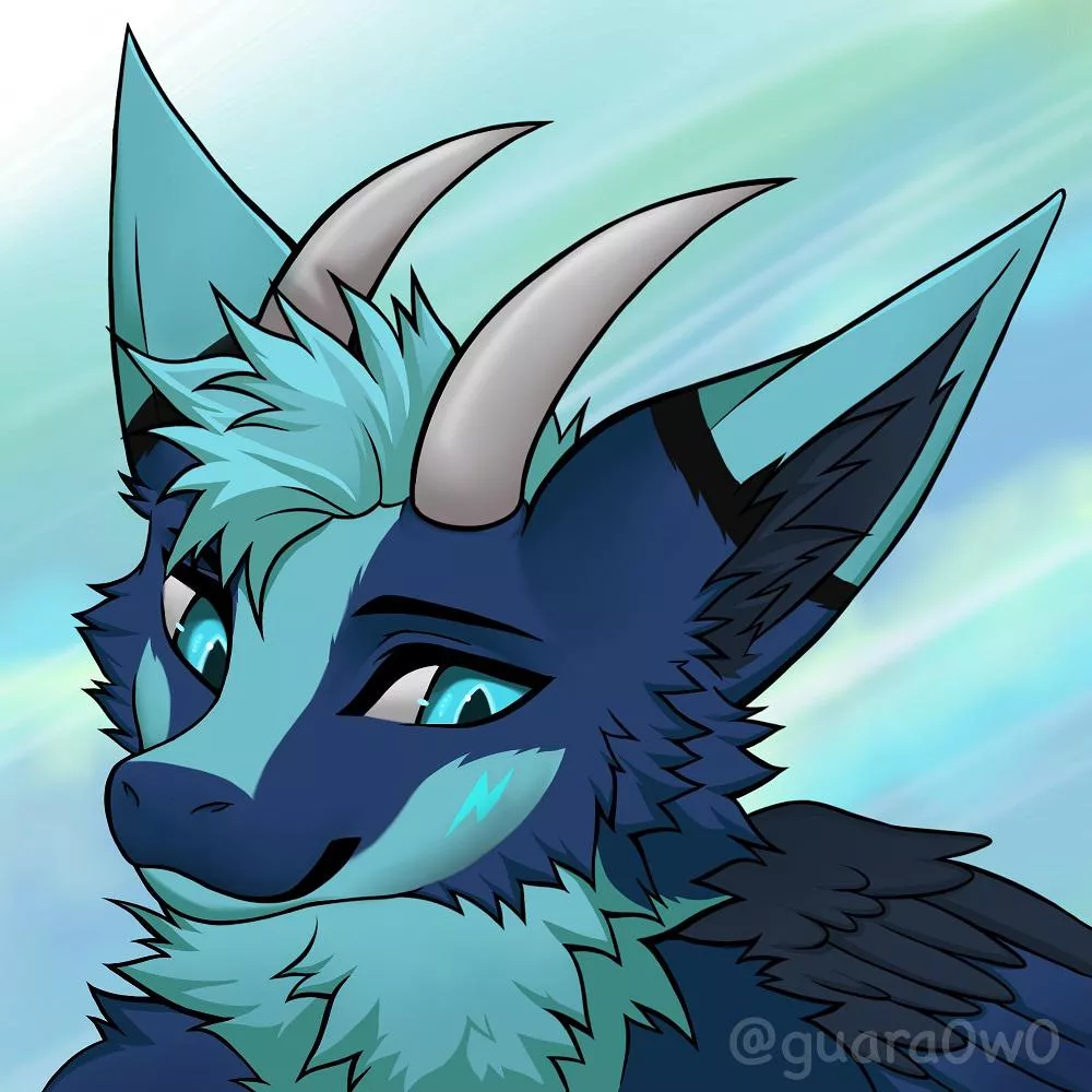 Fluffy dragon icon (art by me) posted by eveliseart