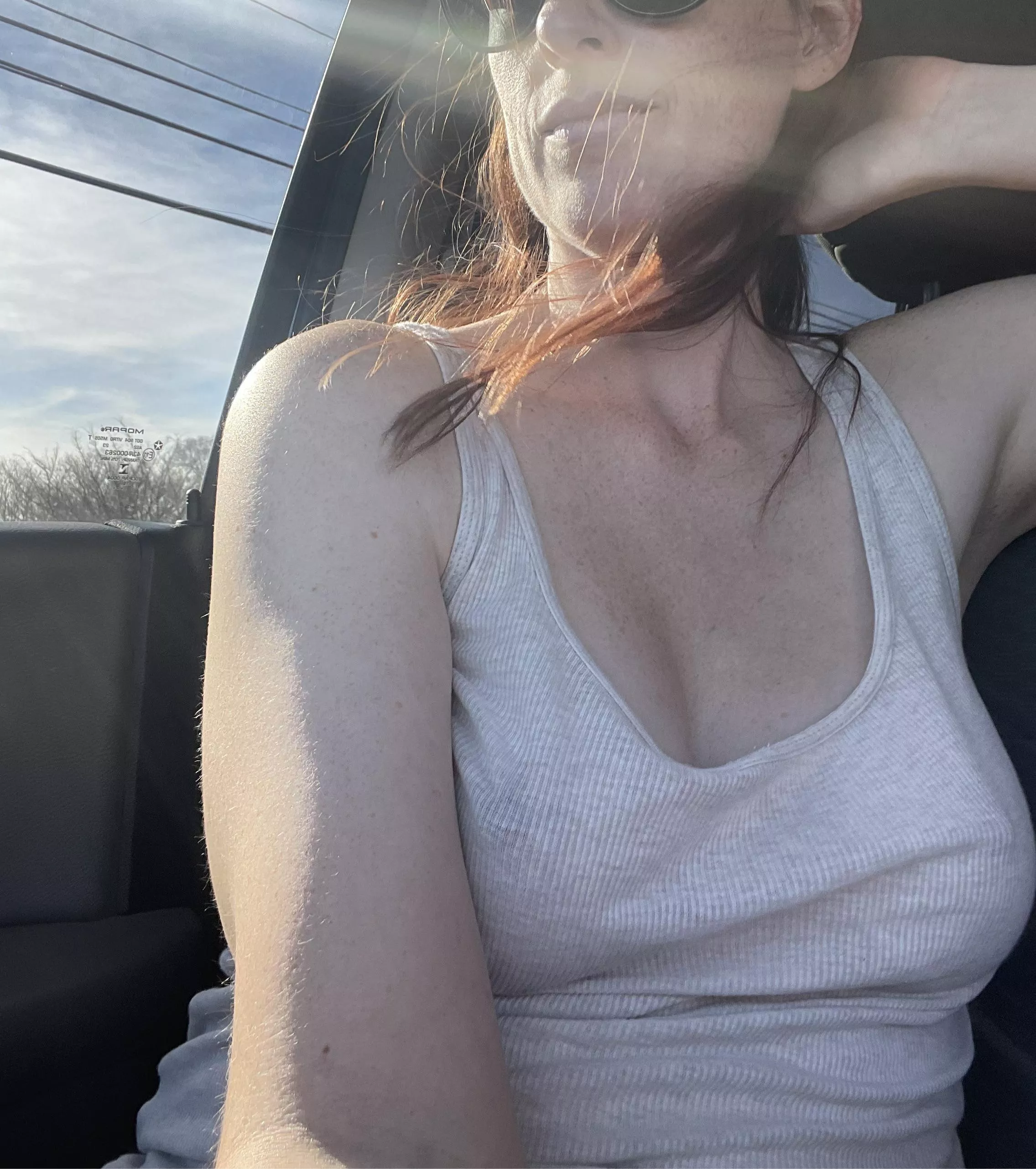 Freedom = no bra and wind in my hair posted by Cay_Bakes