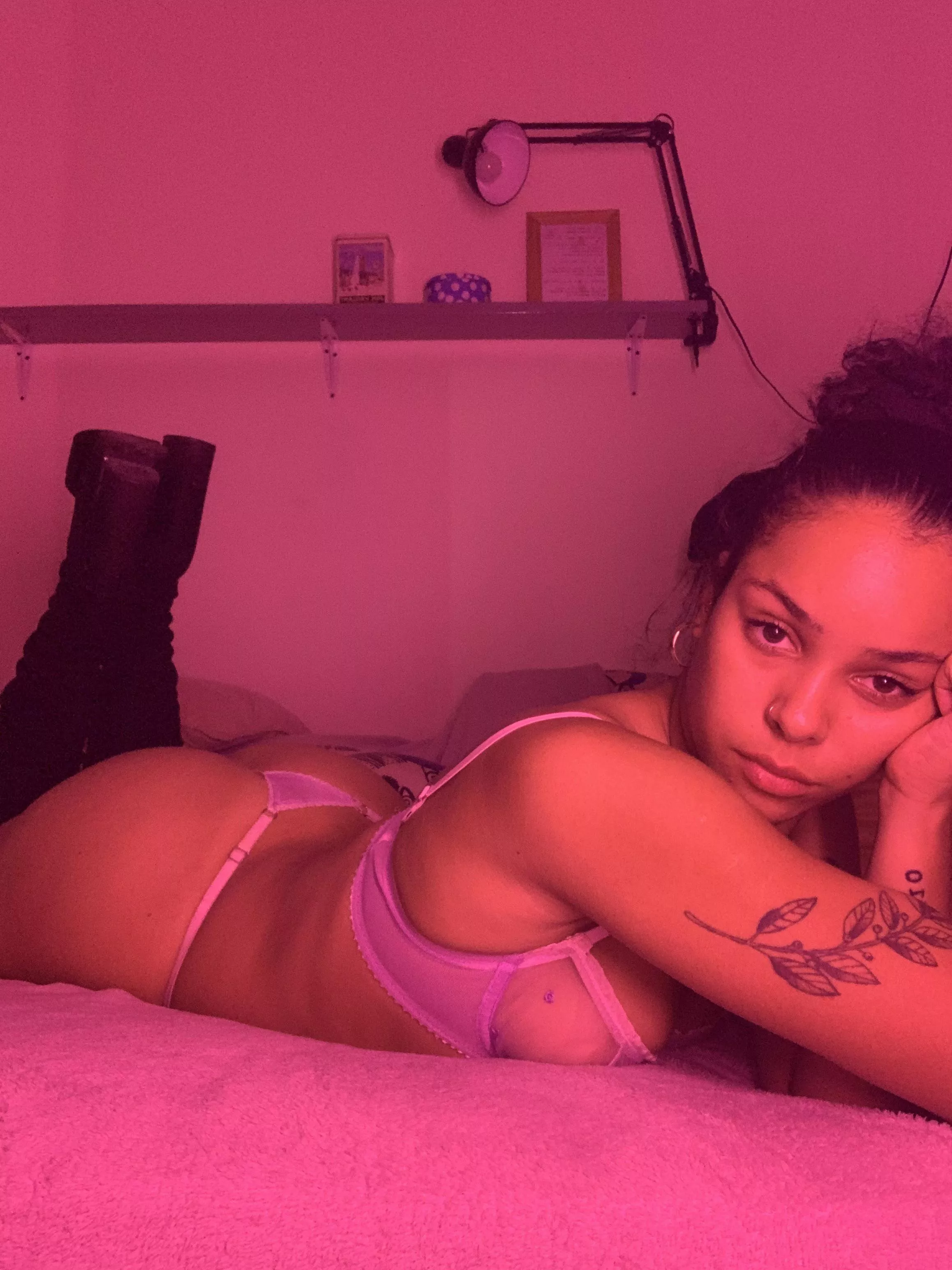 I'm bored 🫣🤭🥱 Do you like my boots? 🥺😊 posted by negralatina