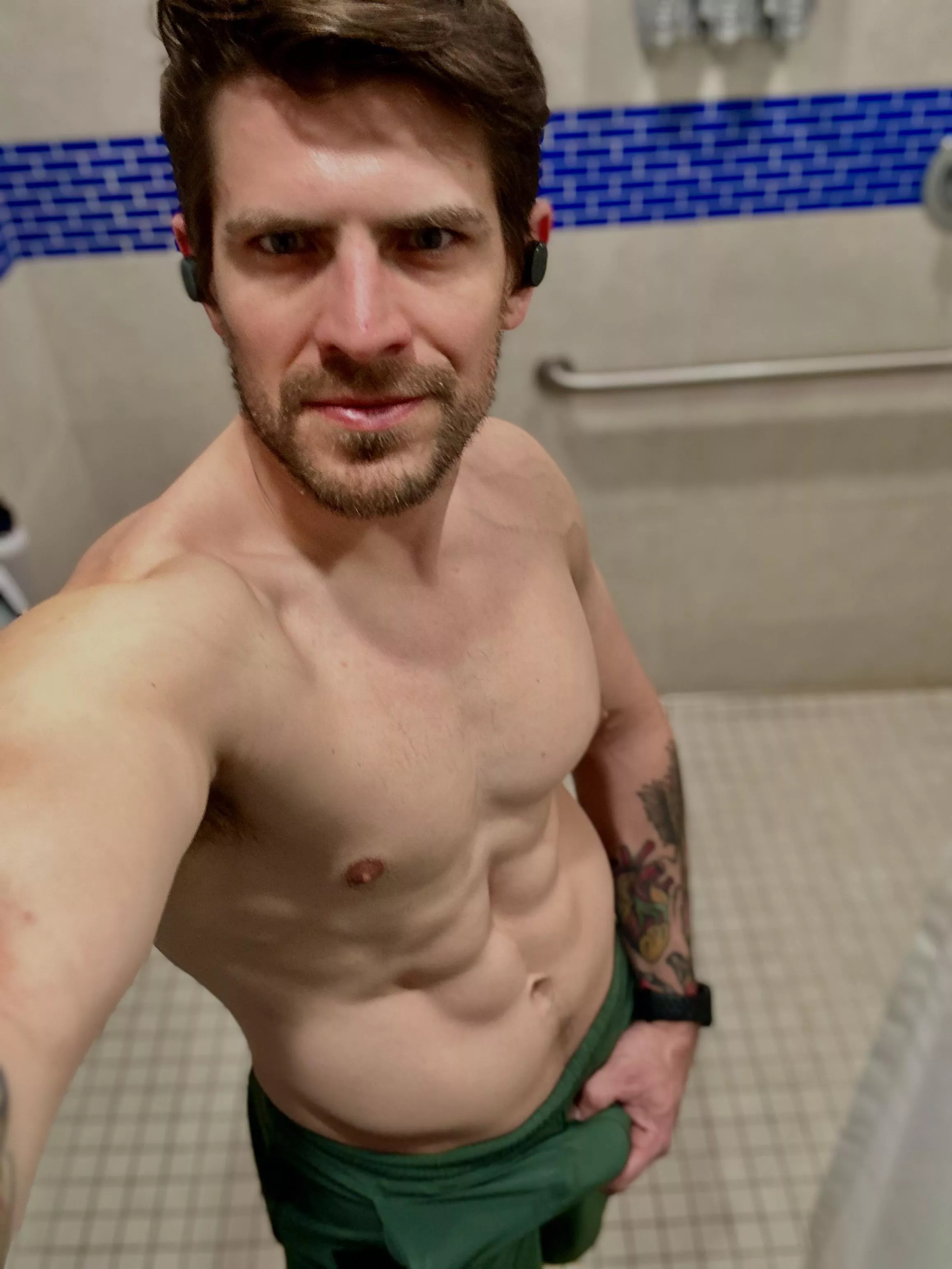 St. Patrick’s Day gym shower shenanigans. 😉 posted by Environmental-Put340