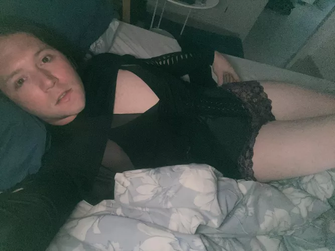 Started exploring my sissy side about 3 weeks ago. Still nervous about it but found an outfit that works for me. by Unashamedbutnotquite