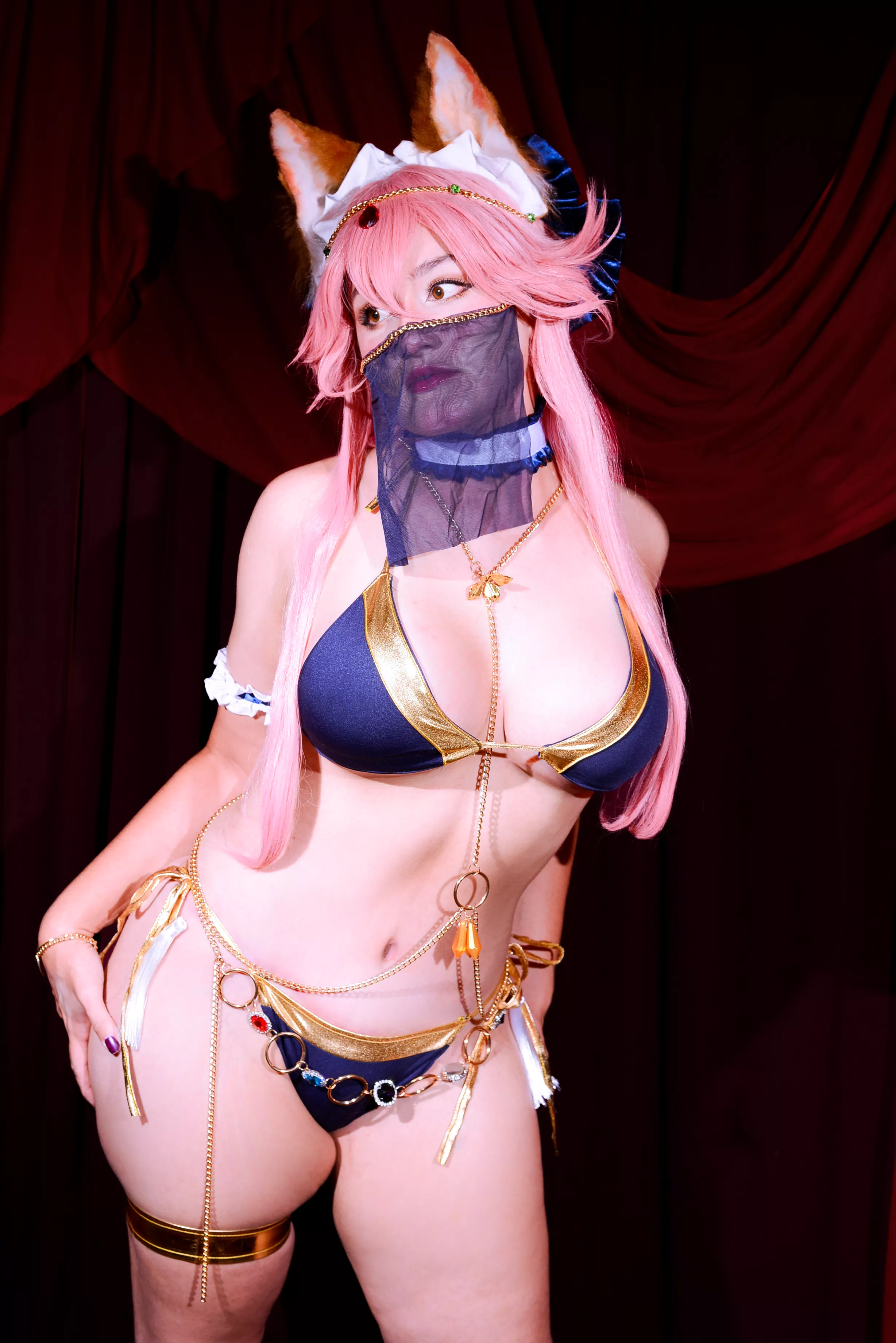 Tamamo no Mae dancer bikini by kombinichan posted by Sopheee