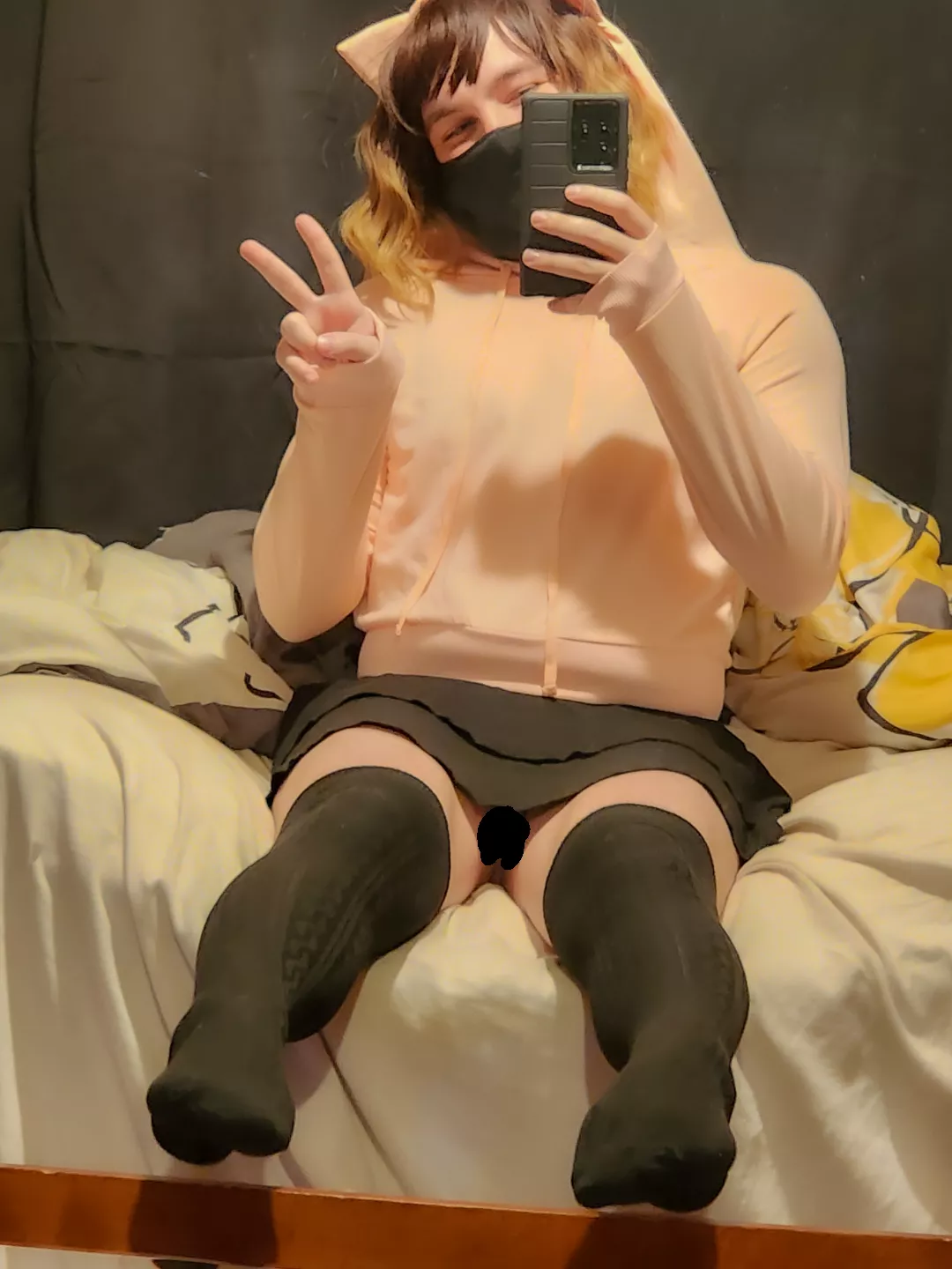 The ears on this Hoodia are so cute 😊 (sorry about my bangs 😬) posted by NimbusCutie