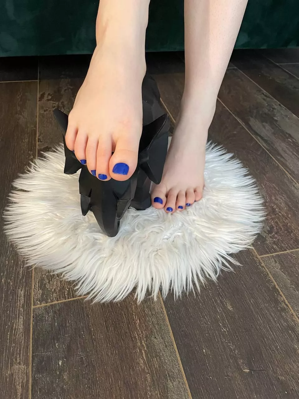 The perfect place is under my feet ❤️‍🔥 posted by KimDeity