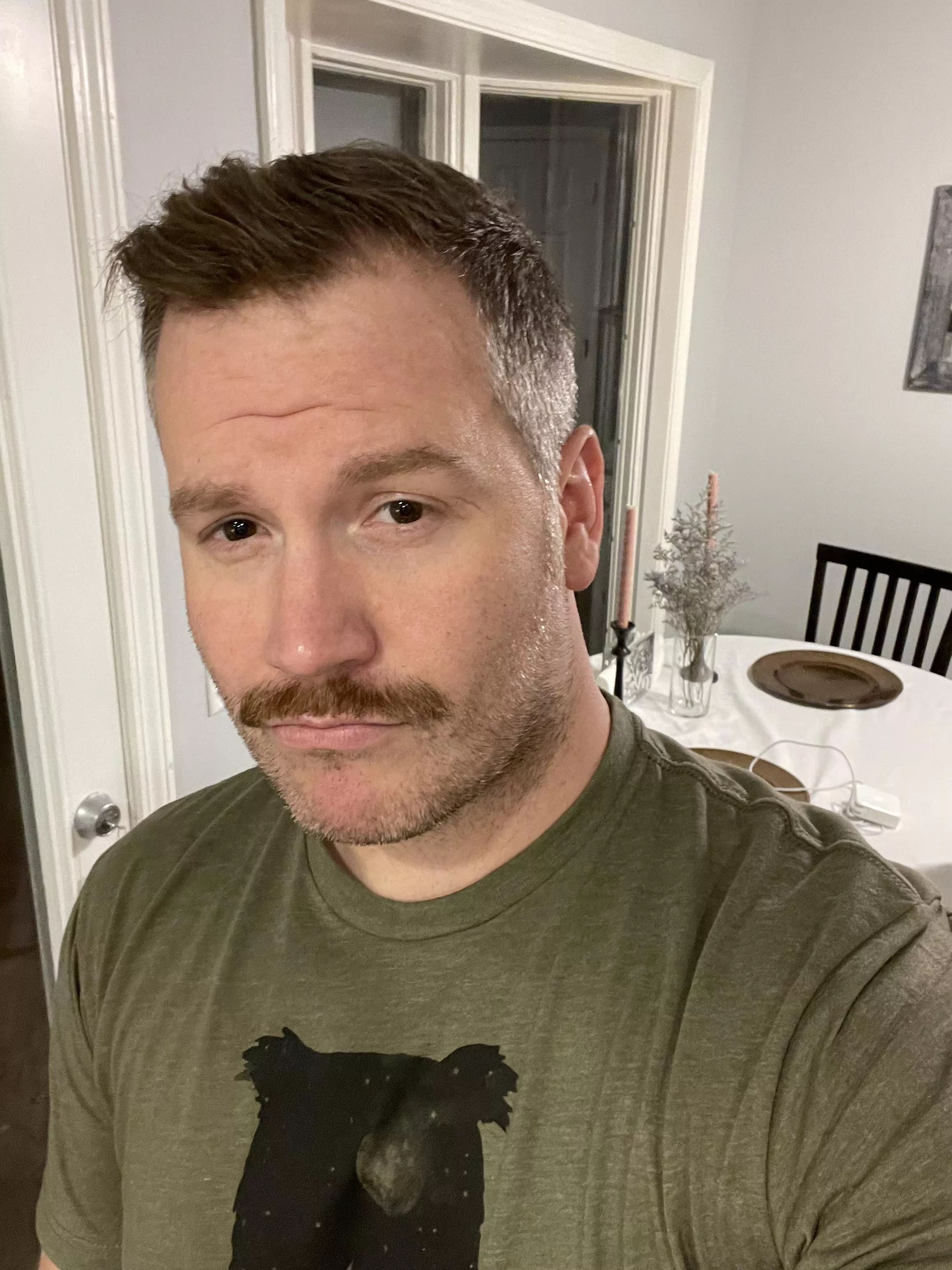 Trying out a mustache…thoughts? posted by MidwestMess87