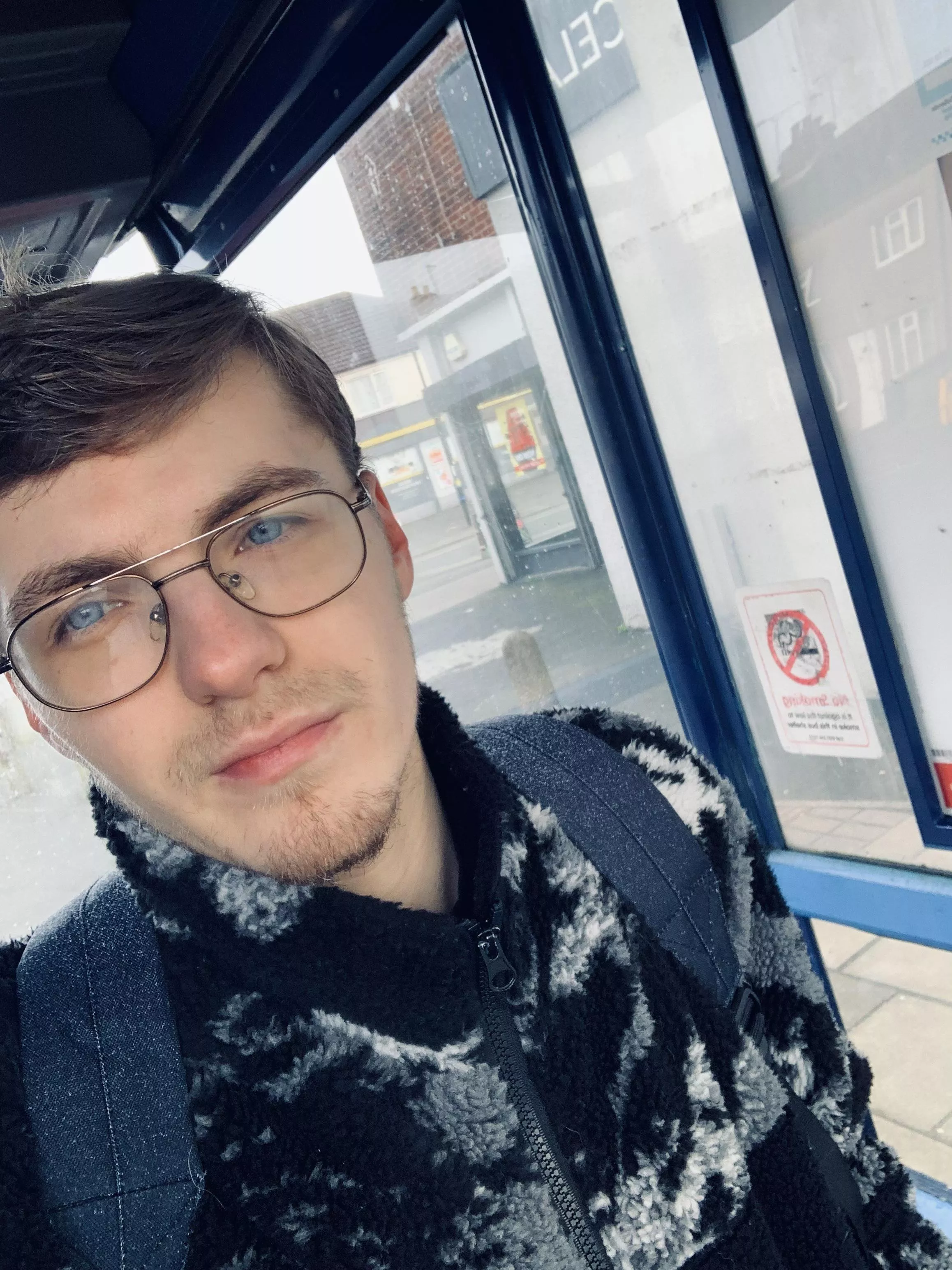 Waiting for the bus 🥶 posted by lew1398