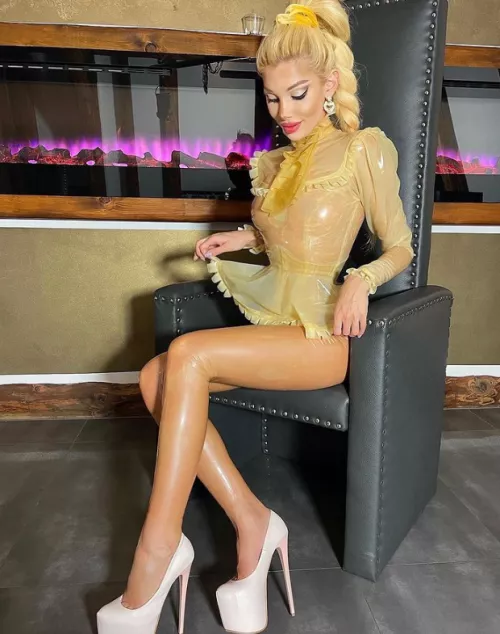 Which latex part of me is your favorite? 👀 by Goddess_Slavena