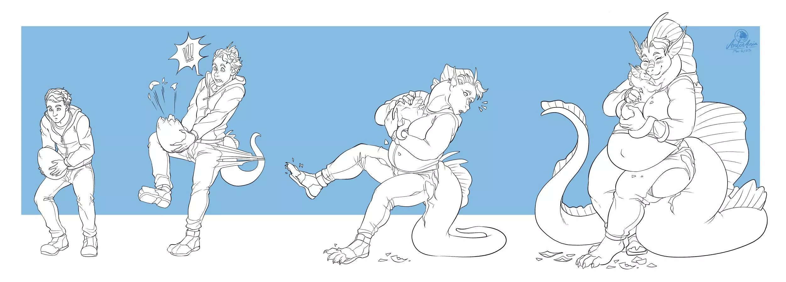 A new sea dragon mother! (Mtf)(Pregnancy) [Amber-Aria] posted by gayFurryBurnerAcct