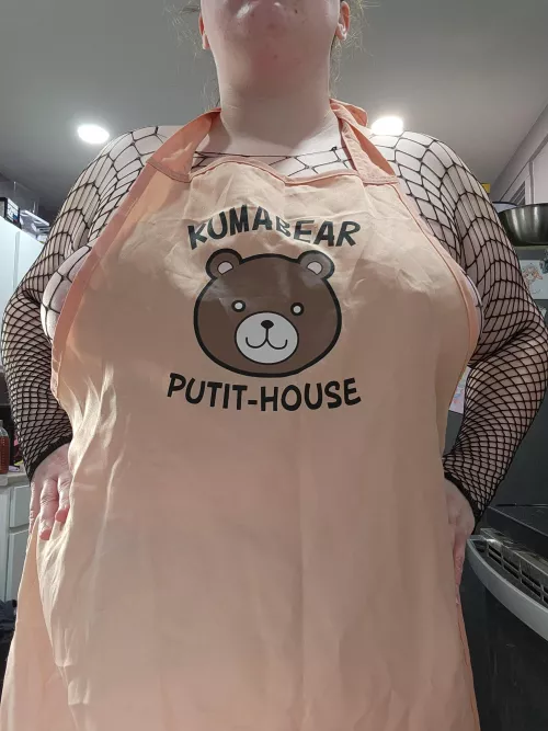 Baking in fishnets by curvymonstergirl316