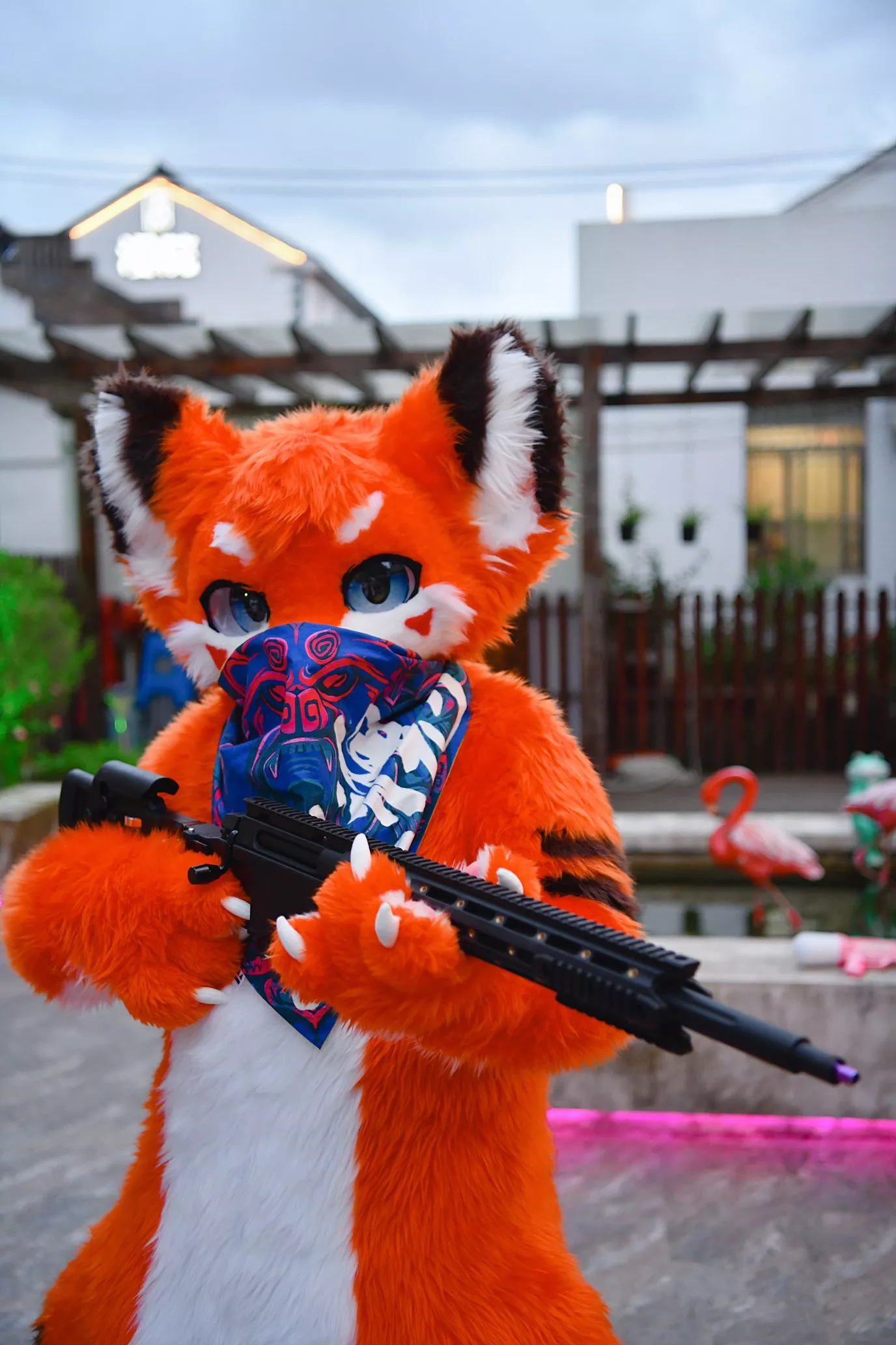 Be a floof; do crime (@YuuriOsato on Twitter) posted by Dragoniel