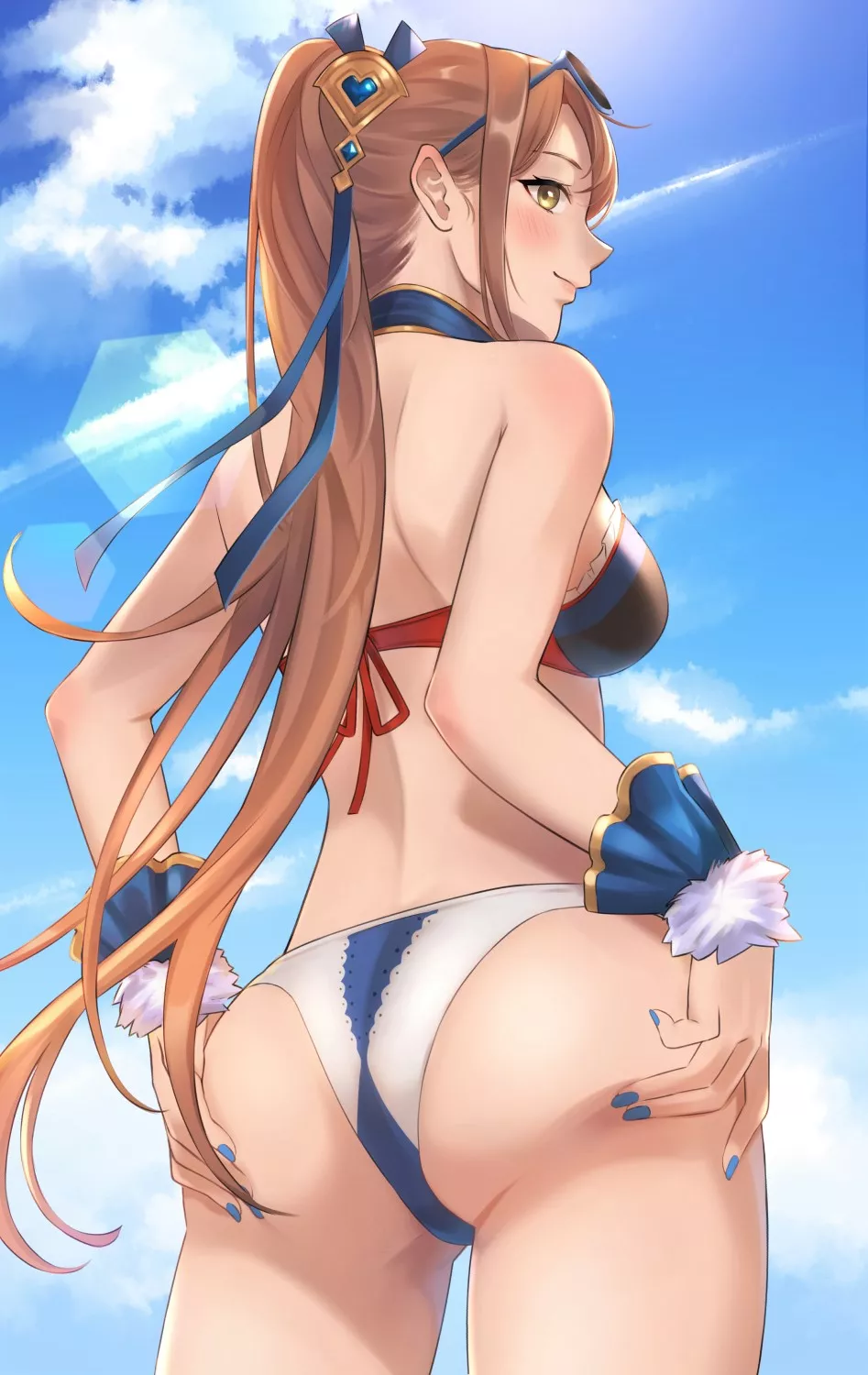 Butt Spread (Granblue Fantasy) posted by Fuzzy_Fee_4204