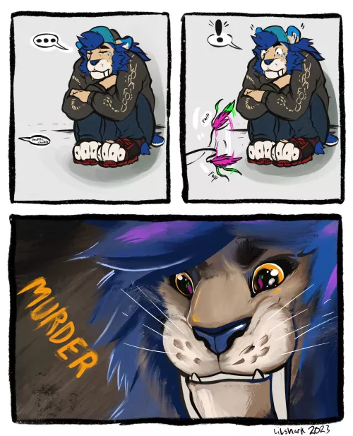 Cat's gonna cat - by. LilShark by lildeadlymeesh