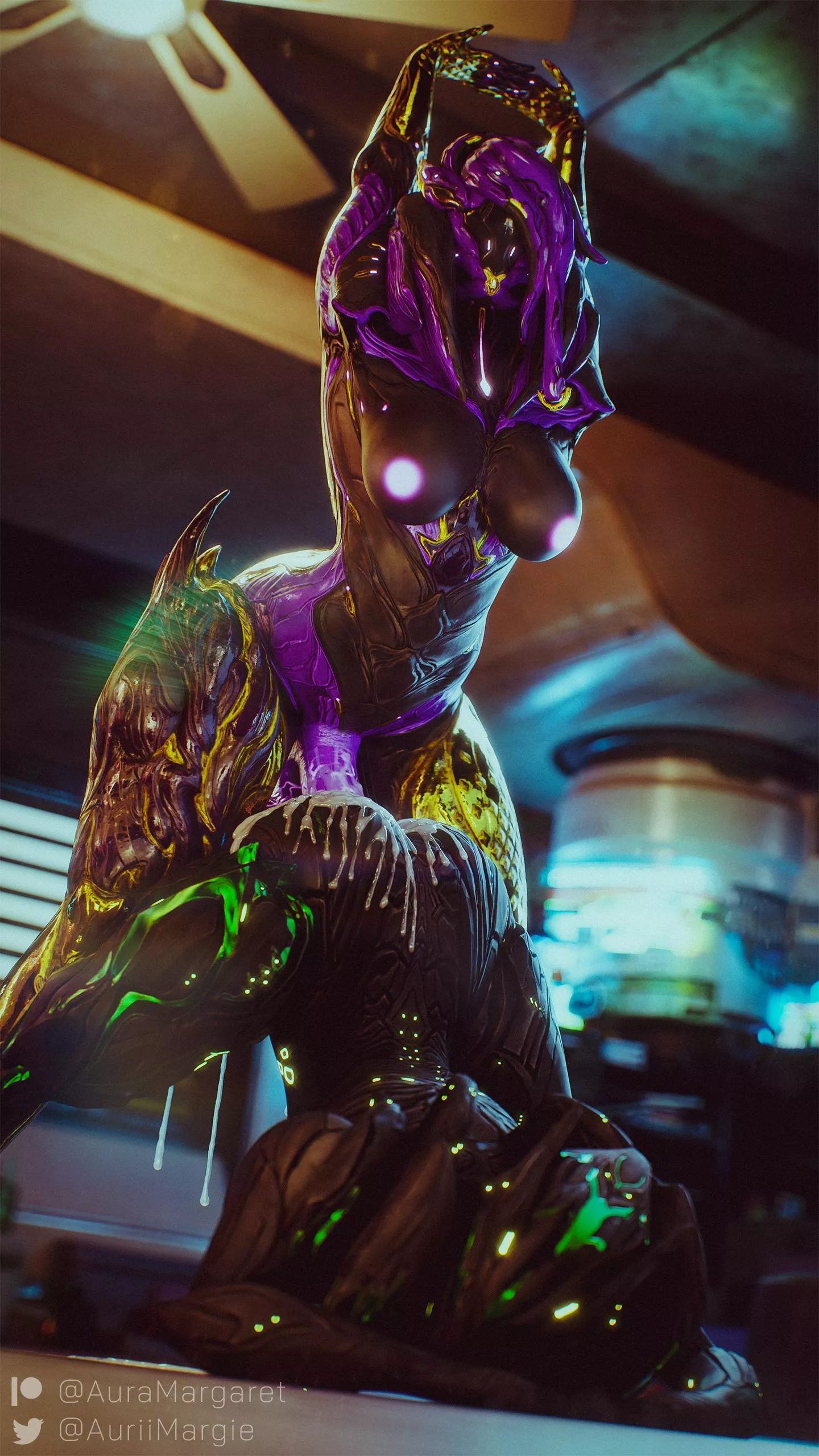 (futa) [Saryn OC] x [Saryn OC] - Lust from Above posted by AuraMargaret