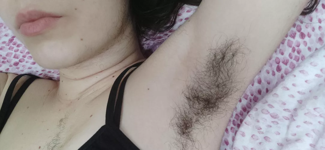 I love to comb my super hairy pits by Liubimaja4u